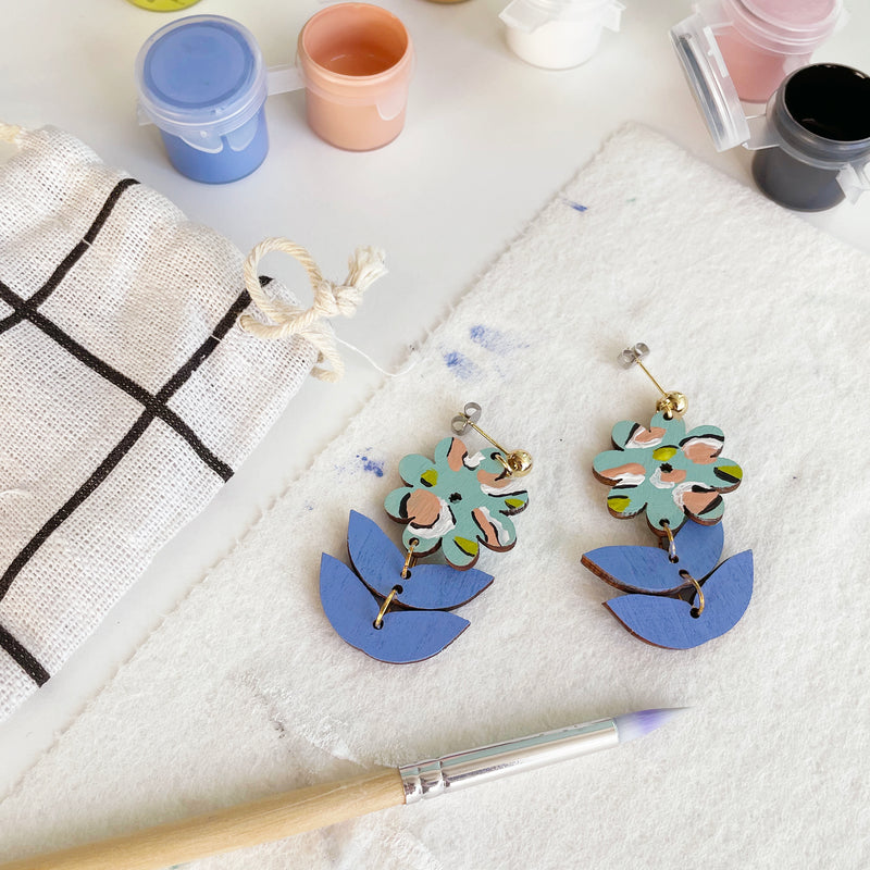 Paint Your Own Flower Earrings Kit