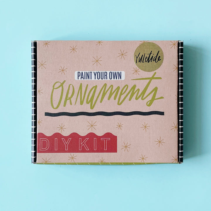 Paint Your Own Yuletide Ornaments Kit