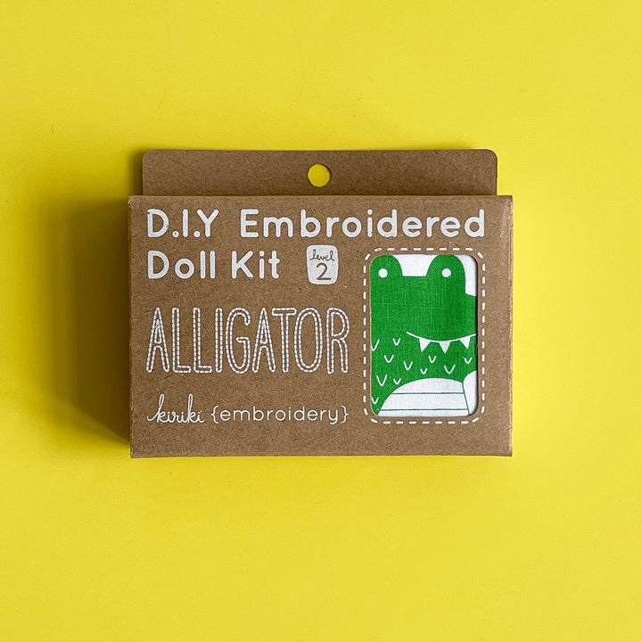 Alligator Embroidery Kit