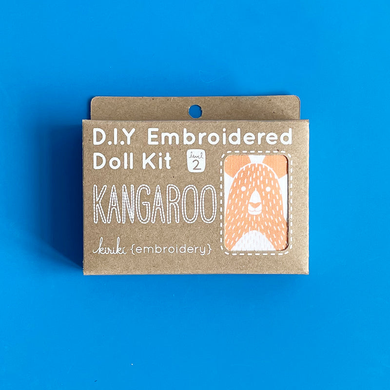 Kangaroo (and Joey) Embroidery Kit