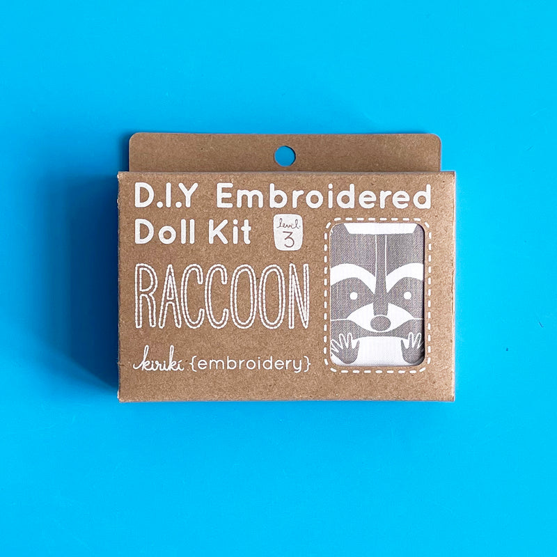 Racoon Embroidery Kit