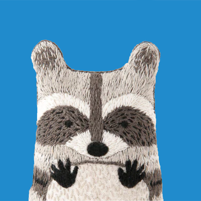 Racoon Embroidery Kit