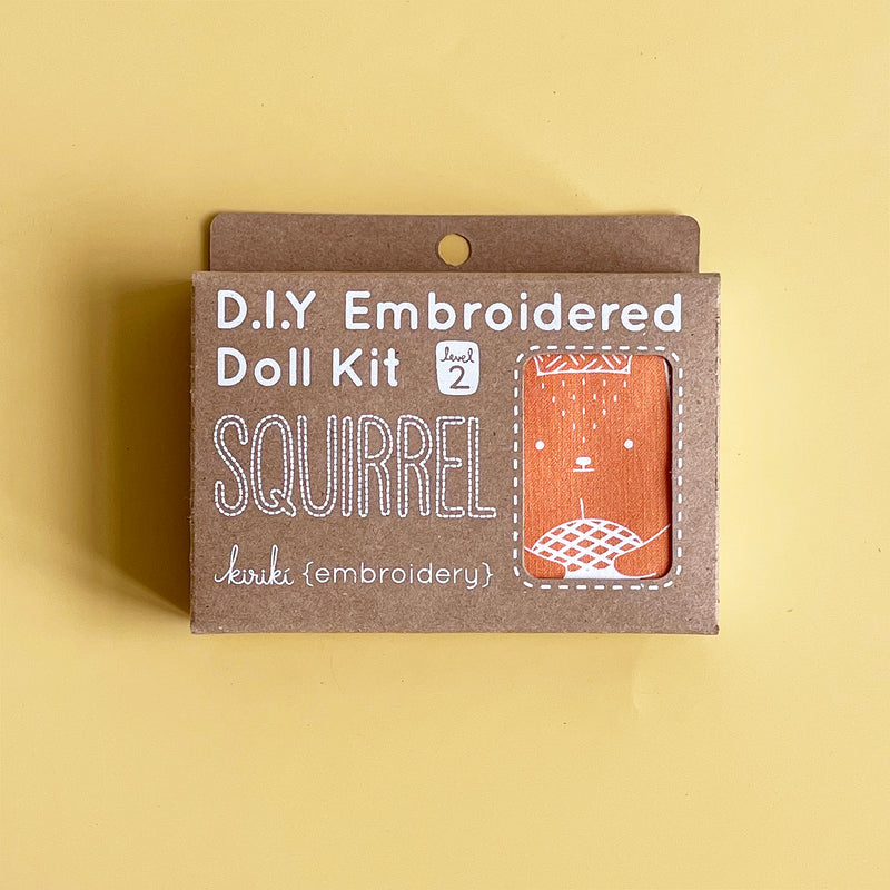 Squirrel Embroidery Kit