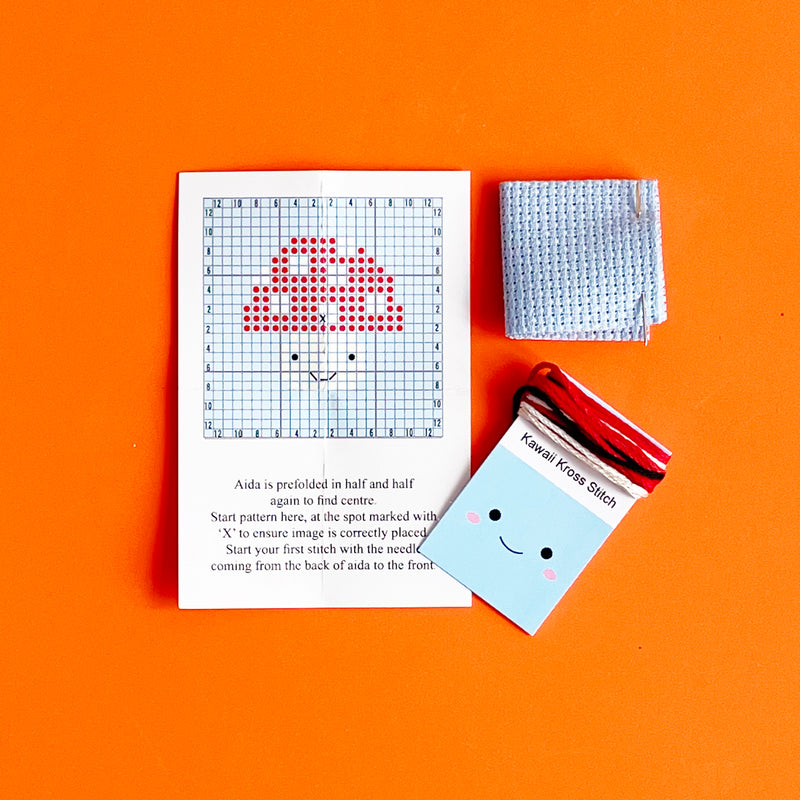 Toadstool Mini Cross Stitch Kit
