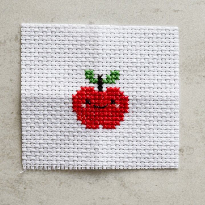 Apple Mini Cross Stitch Kit