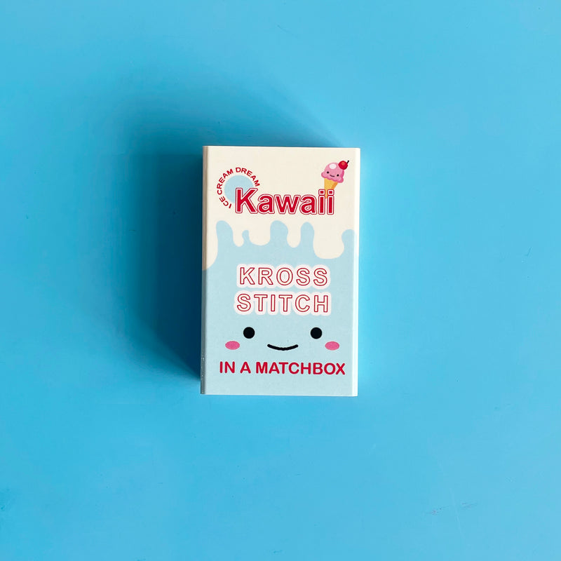 Kawaii Ice Cream Mini Cross Stitch Kit Mini Cross Stitch Kit