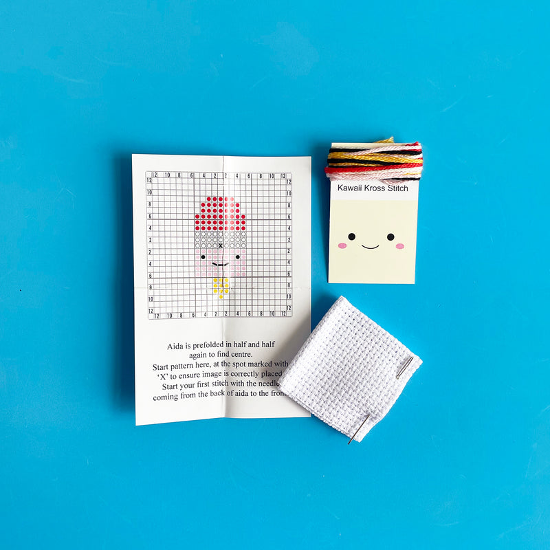 Popsicle Mini Cross Stitch Kit