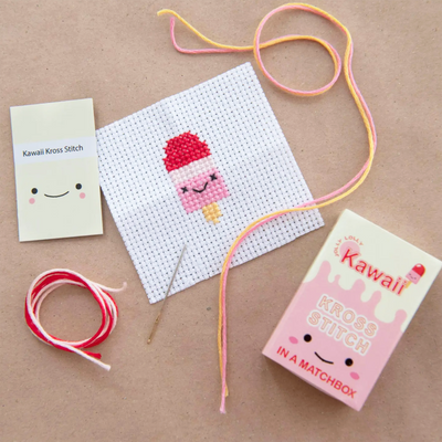 Popsicle Mini Cross Stitch Kit