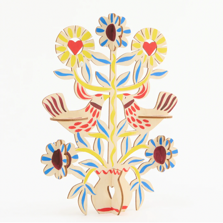 Folk Art Floral Tree of Life Decoration Kit