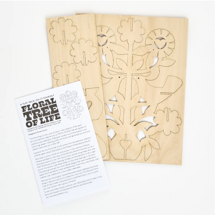 Folk Art Floral Tree of Life Decoration Kit