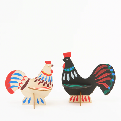 Folk Art Holiday Ornament and Decoration Kit