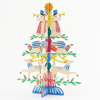 Folk Art Holiday Tree of Life Decoration Kit
