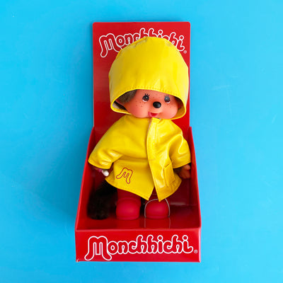 Monchhichi in Raincoat and Shoes