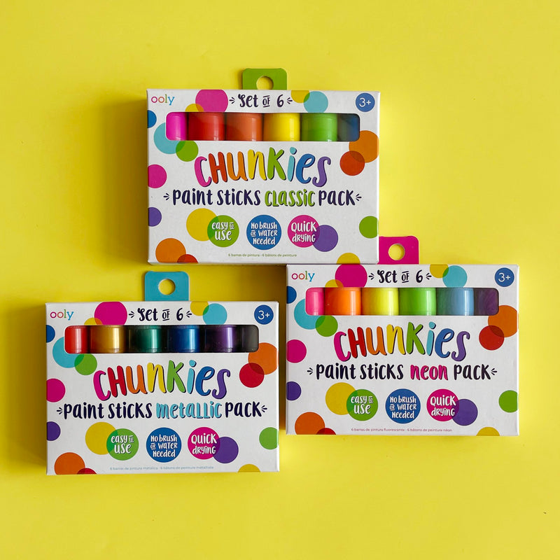 Chunkies Paint Sticks Neons Colors by OOLY – Lyla's: Clothing, Decor & More