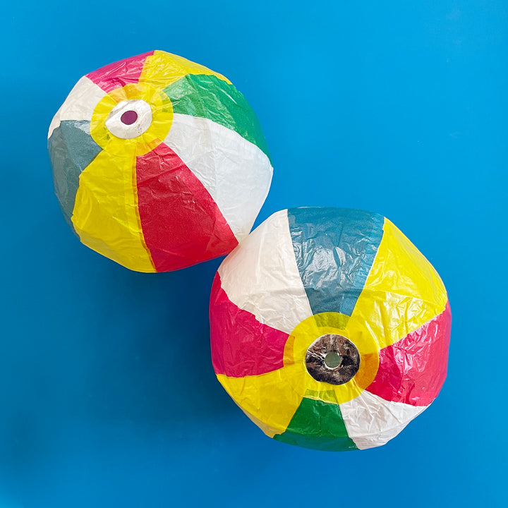 Beach Ball Paper Balloons