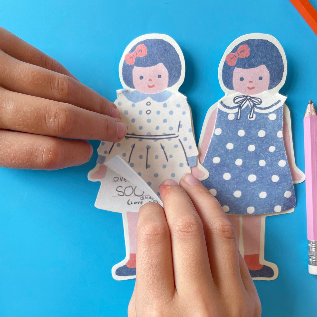 Paper Doll Stationery Set