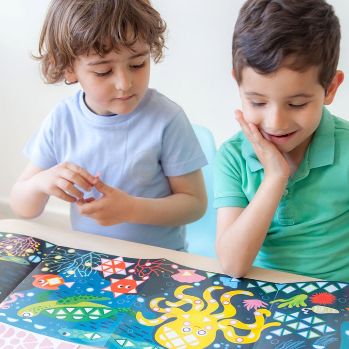 Aquarium Panoramic Sticker Puzzle