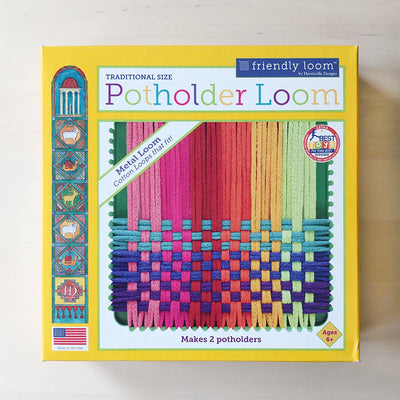 Potholder Loops - Traditional Size - Party Pack - Friendly Loom by Harrisville Designs Rainbow