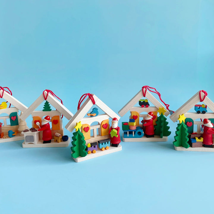 Santa's House Ornament