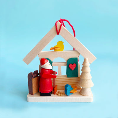 Santa's House Ornament