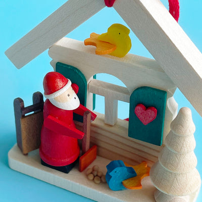 Santa's House Ornament