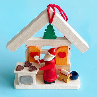 Santa's House Ornament