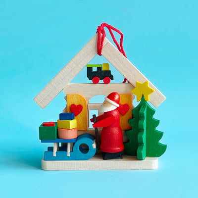 Santa's House Ornament