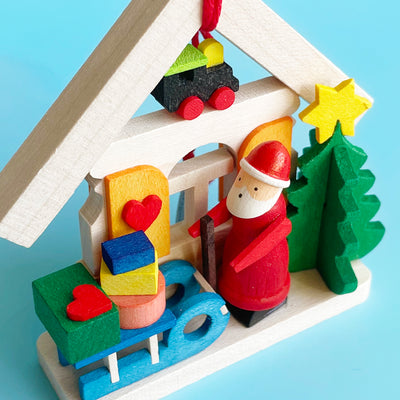 Santa's House Ornament