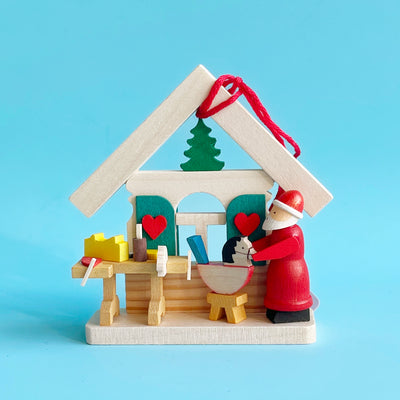 Santa's House Ornament