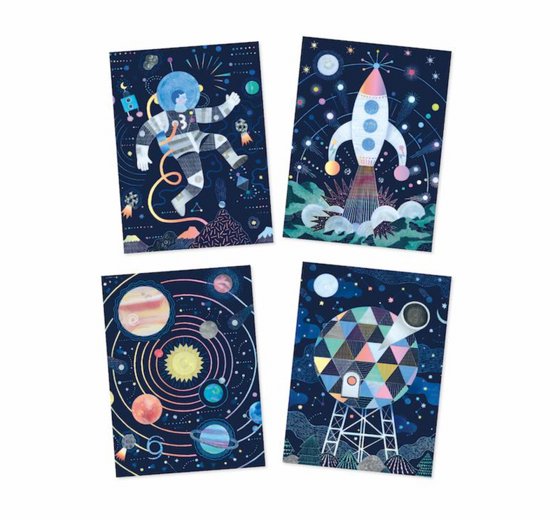 Cosmic Mission Holographic Scratch Cards
