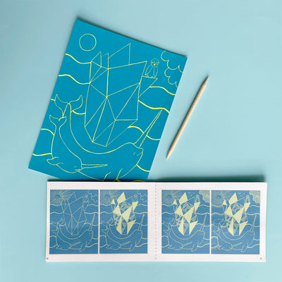 Sea Life Glow in the Dark Scratch Cards