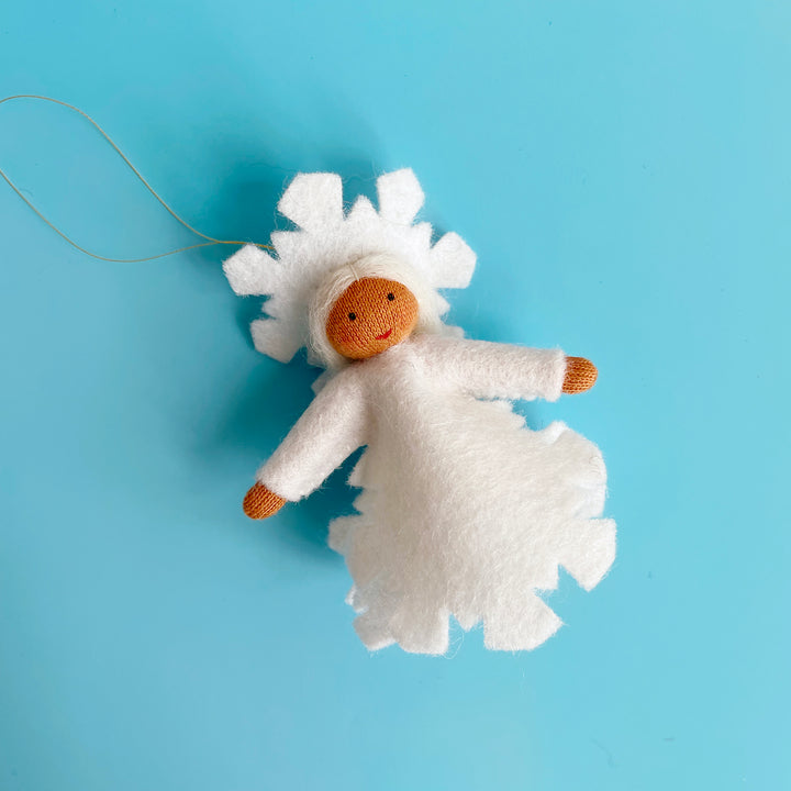 Snowflake Felt Fairy Ornament