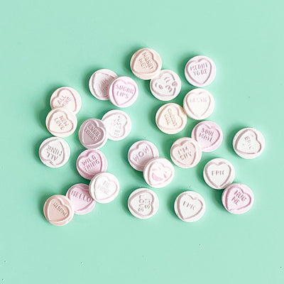 Love Hearts Candy Rolls