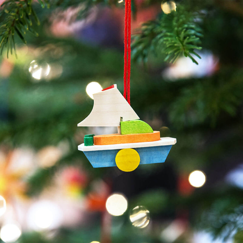 Toy Boat Ornament