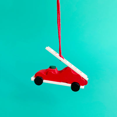 Toy Fire Engine Ornament