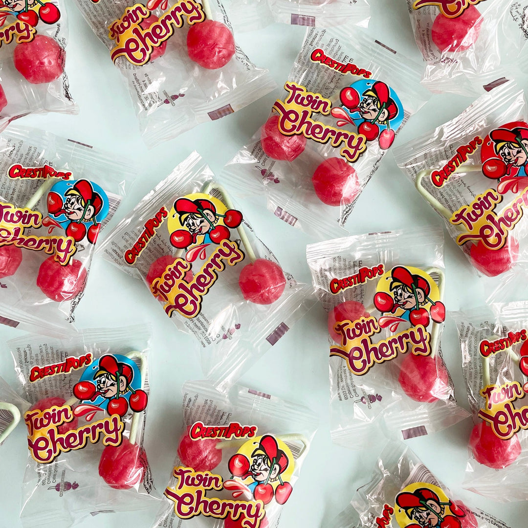 Twin Cherry Lollipop