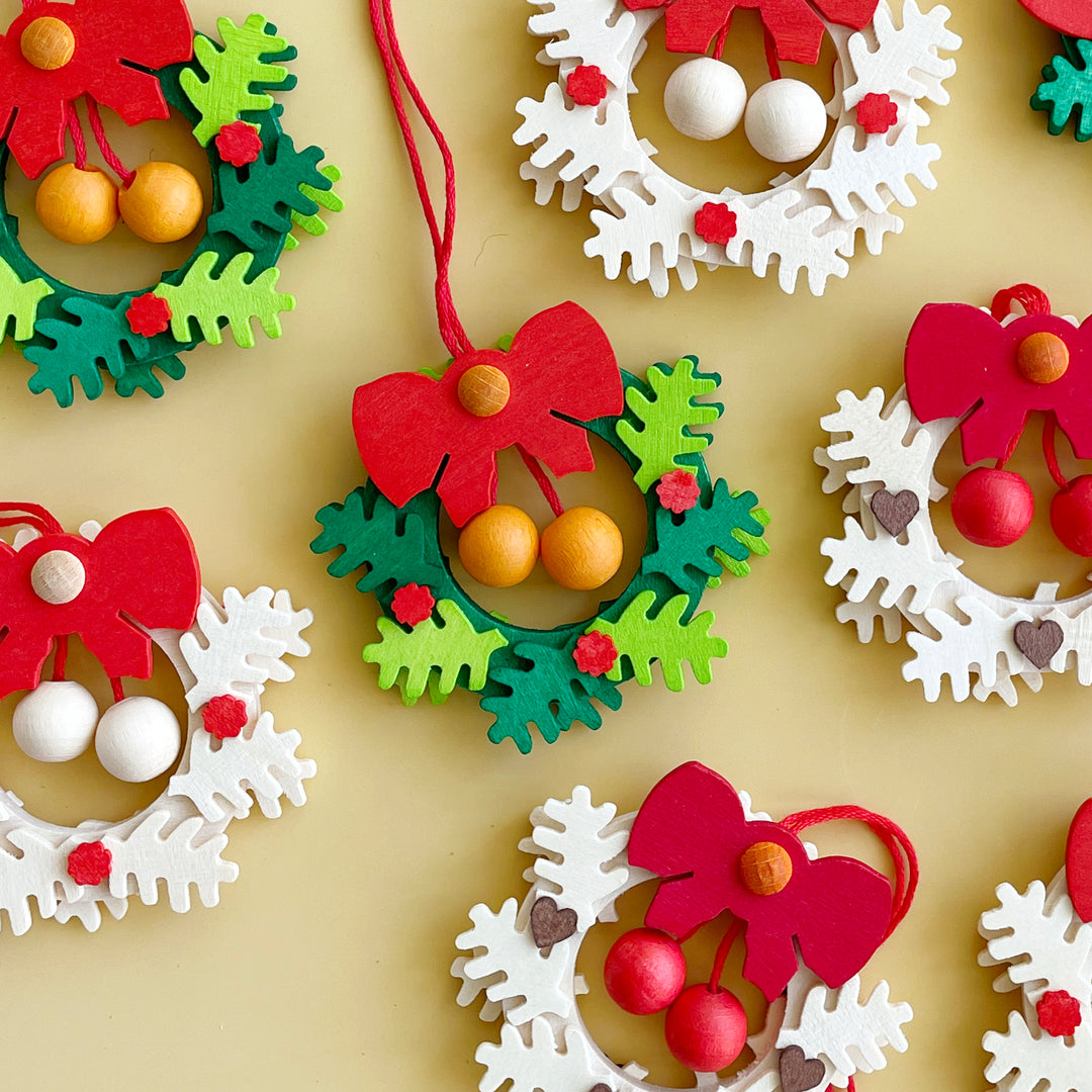 Wood Wreath Ornament