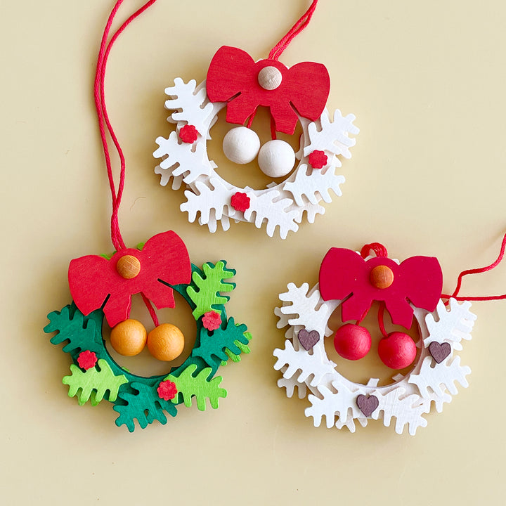 Wood Wreath Ornament